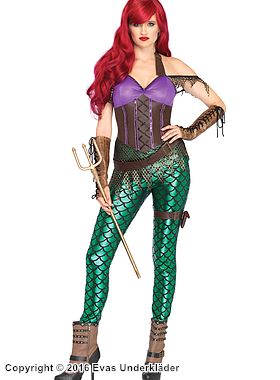 Mera fra Aquaman, kostyme-catsuit, fiskeskjell